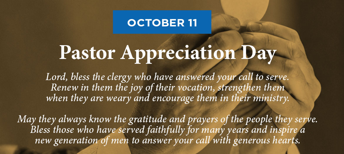 Oct 11 Pastor Appreciation